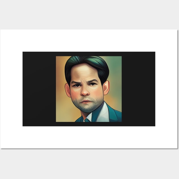 Marco Rubio | Comics Style Wall Art by ComicsFactory